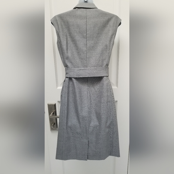 NWT Max Mara Sumatra Belted Double Breasted Wool/Silk Tailor Dress/Vest Sz US 2 - Picture 9 of 12